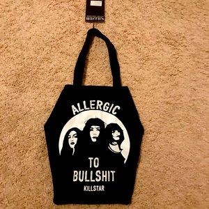 Killstar allergic to bullshit tote